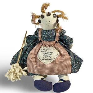 House of Lloyd Life’s Dirtiest Words Rag Doll Cleaning Cooking Ironing Washing